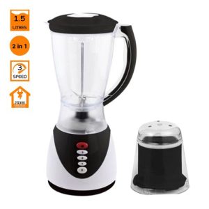 Delron DB-1831 2 in 1 Blender - Black
